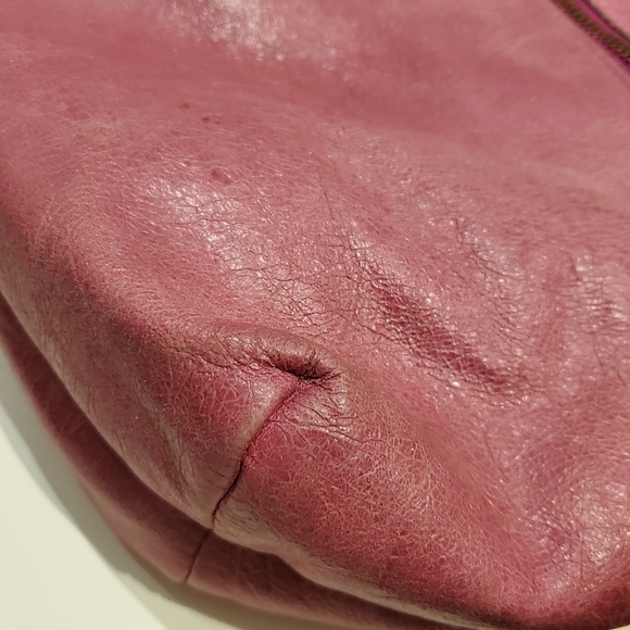 Foley + Corinna Pink Leather Mid City Tote - Picture 7 of 10